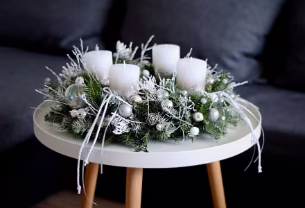 Vánoční dílna - Adventní věnec nebo závěsná dekorace